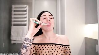 A girl woke up with a stranger in bed and got fucked hard