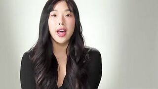 Korean teen Elle Lee shows how women orgasm through solo masturbation
