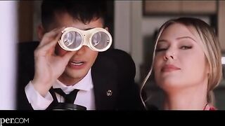 Avery from Deeper watches her cheating neighbor with the stunning Anya