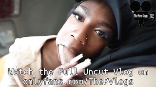 A hot ebony chick got into my car and I fucked her hard