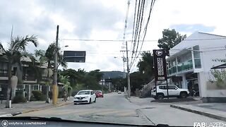A couple on a sex adventure living on a beautiful island