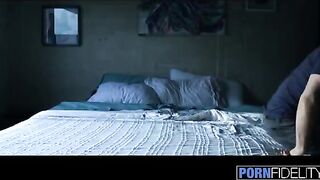 Redhead Lacy Lennon gets her pussy used by horny guy