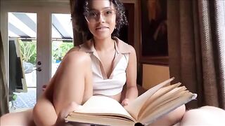 Nerdy little stepsister learns to have sex in family therapy