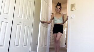 A hot Latina step sister shows you how to relax with some steamy action