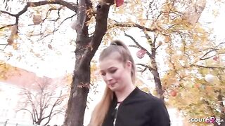 Pickup for casting with petite teen Olivia Sparkle and a big dick