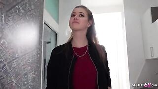 Pickup for casting with petite teen Olivia Sparkle and a big dick