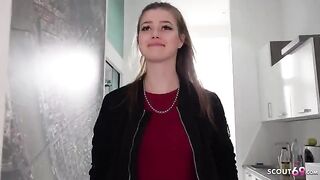 Pickup for casting with petite teen Olivia Sparkle and a big dick