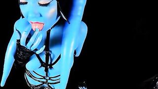 Alien Twi'lek gets trained to be a sex slave in this parody
