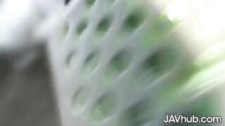 Two cute Japanese girls Reika Ichinose and Mio Ozora are getting fucked by multiple guys