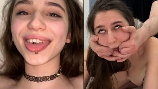 Cute girl in the streets but a slut in the bedroom sheets