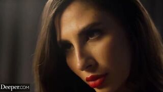 Stranger agreed to fulfill the wildest fantasies of a sexy brunette