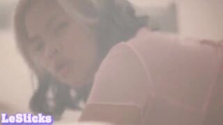 Hot Asian teen gets her pussy filled with sticky sperm