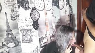 The very bad faithless girl while talking to her boyfriend