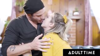 Aiden Ashley gets her pussy railed on a hot date