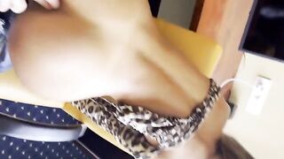 Monika Fox squirts and sucks cock in hardcore homemade Prague video