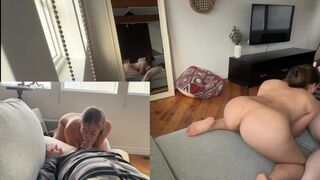 Sexy wife gets banged in a BnB, an intense scene