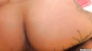 A punk slut in a rainbow costume gets fucked hard and deep