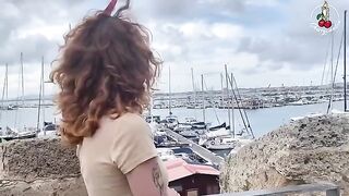 I invited Cherry Candle on my boat for a ride