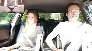 Verlonis surprises Justin with a remote-controlled toy in a steamy car scene