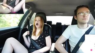 Verlonis surprises Justin with a remote-controlled toy in a steamy car scene