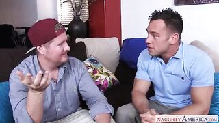 Ariella Ferrera, the ultimate hot MILF, seduces her son’s friend in this steamy scene