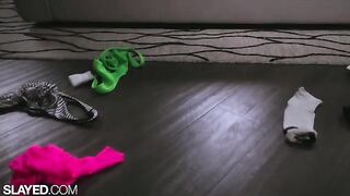 Fit beauties Vanna and Alexis have a steamy lesbian encounter with toys in a wild Slayed scene