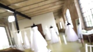 First time POV sex with a busty bride, featuring the stunning Liya Silver in an intense experience