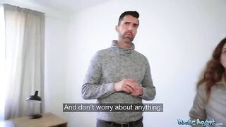 Public Agent Cheating wife Andrea Lapiedra gets fucked for cash