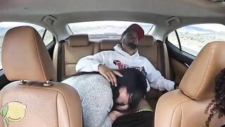 5-star Uber fuck with Frecklemonade, Tokyo Leigh, and a thrilling facial finish
