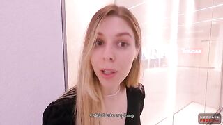 A shoplifter was fucked in the mall toilet, caught red-handed