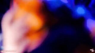 Asuka Langley’s pussy gets creampied after messy blowjob