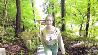 Crazy outdoor sex while hiking in the rain, just like real life!