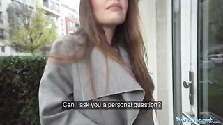 Hot babysitter Miriam More gets fucked by stranger in apartment