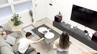 A hot blonde fucks with her stepbrother, fulfilling a fantasy
