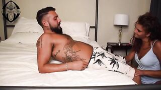 Personal life - Hungry for sex on vacation, she took off her underwear at the restaurant