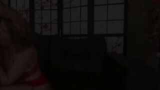 A hooker got a full bucket of semen on her face for her work