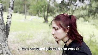 A girl got lost in the forest and I took advantage of her situation to fuck her
