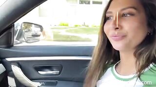 Fan picked up skinny brunette Gianna Dior and fucked her hard