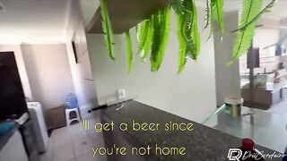 I called a painter to do a job and ended up having sex with him POV