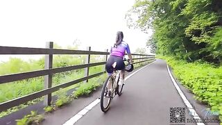 A romantic sex scene of a cycling trip in the wilderness