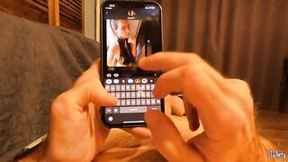 The guy came to sex chatting and got a huge dick in his cunt