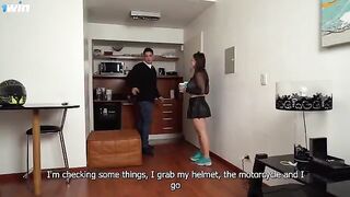 Aglaia Spicy delivers her ass at the house of her best friend - Anal Creampie