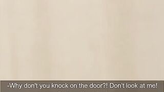I removed the condom from my stepbrother's cock and he finished inside me