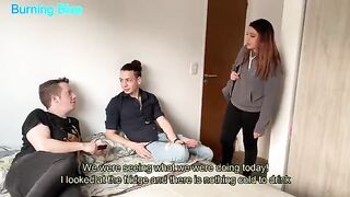 A guy fucks his best friend's sister, a hot and beautiful Latina