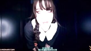 Big ass Wednesday Addams gets creampied by Xavier