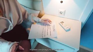 The girl did not read the lease and paid with her pussy, a stupid mistake