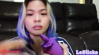 Tina Slick's pussy juice dripped while using Sohimi Rose vibrator