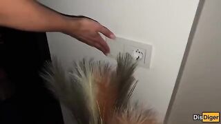 A wife fucked by two guys in front of her husband