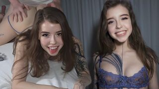 Dirty college teens getting punished with a rough sex compilation