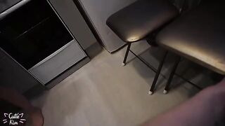A schoolgirl got a cock in her mouth and came in 3 minutes